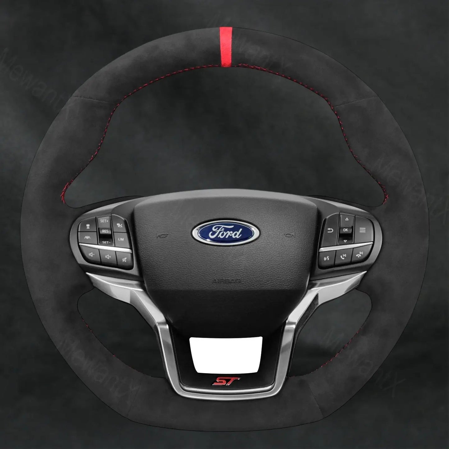 Discover MewantX Custom Steering Wheel Cover For Ford Explorer ST ST - Line Timberline 2020 - 2025 Mewant delivers comfort, grip, style, protection and durable quality.