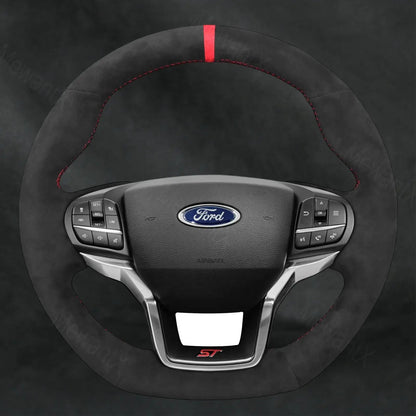 Discover MewantX Custom Steering Wheel Cover For Ford Explorer ST ST - Line Timberline 2020 - 2025 Mewant delivers comfort, grip, style, protection and durable quality.