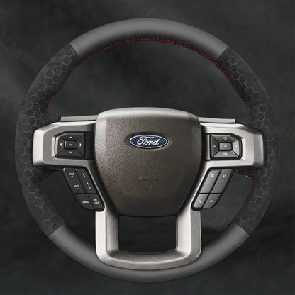 Discover MewantX Custom Steering Wheel Cover For Ford F - 150 F150 2015 - 2021 Mewant delivers comfort, grip, style, protection and durable quality.