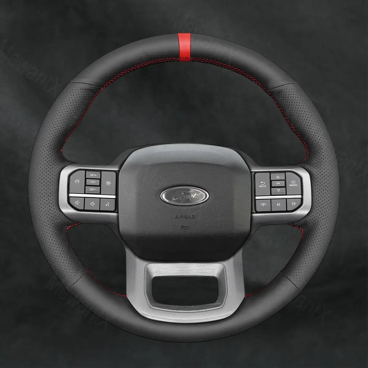 Discover MewantX Custom Steering Wheel Cover For Ford F - 150 F150 Lightning 2022 - 2025 Mewant delivers comfort, grip, style, protection and durable quality.