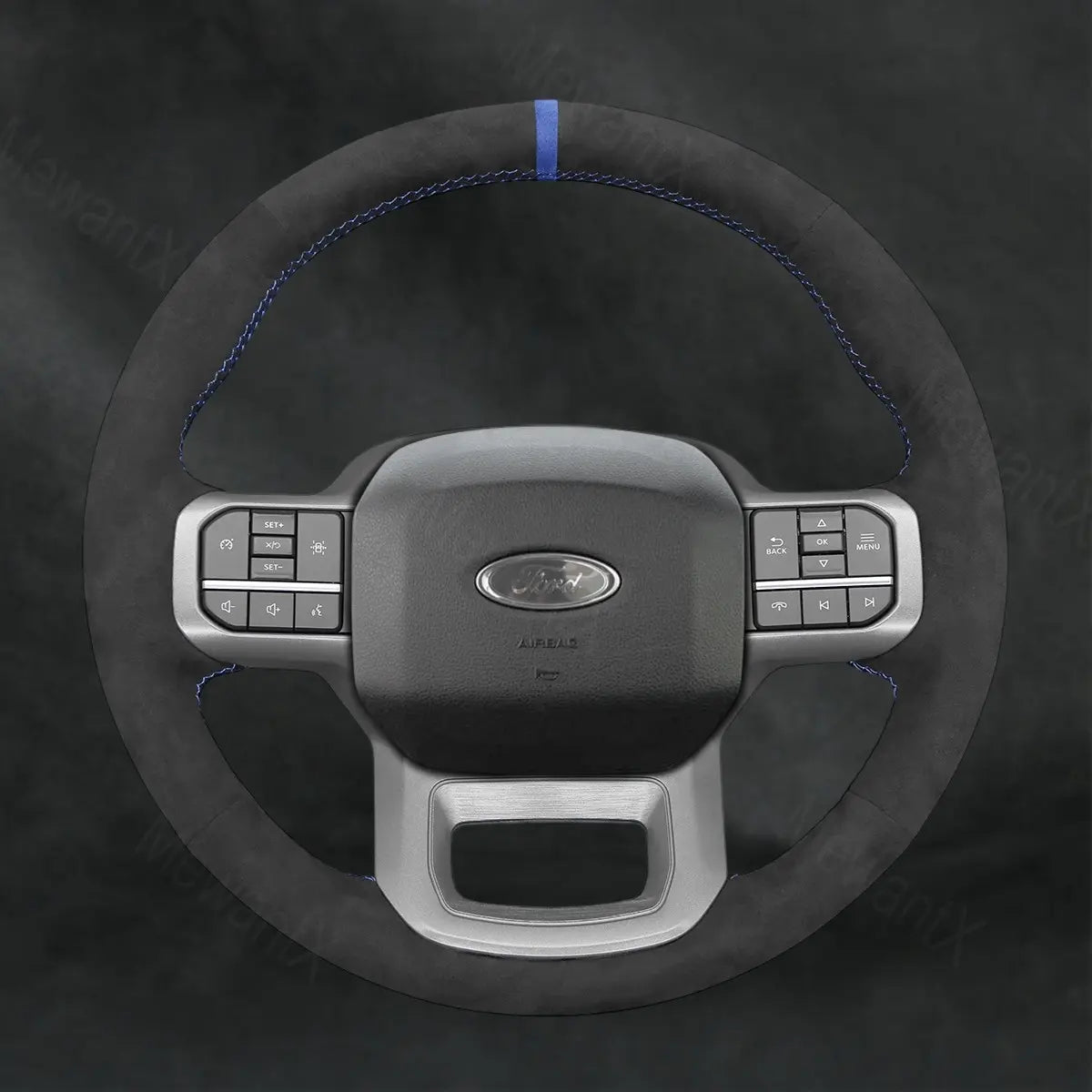 Discover MewantX Custom Steering Wheel Cover For Ford F - 150 F150 Lightning 2022 - 2025 Mewant delivers comfort, grip, style, protection and durable quality.