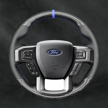 Discover MewantX Custom Steering Wheel Cover For Ford F - 150 F150 Raptor 2015 - 2021 Mewant delivers comfort, grip, style, protection and durable quality.