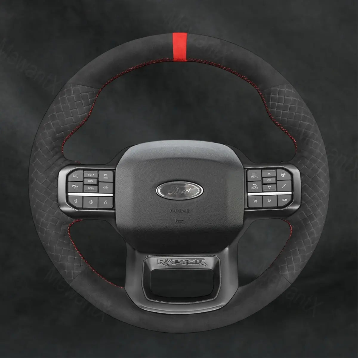 Discover MewantX Custom Steering Wheel Cover For Ford F - 150 F150 Raptor 2021 - 2025 Mewant delivers comfort, grip, style, protection and durable quality.