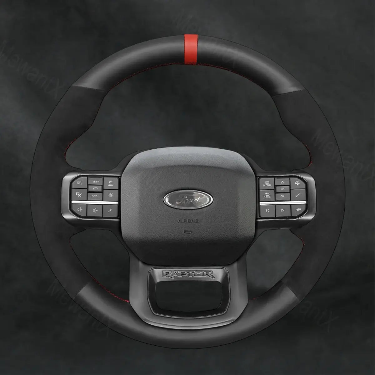 Discover MewantX Custom Steering Wheel Cover For Ford F - 150 F150 Raptor 2021 - 2025 Mewant delivers comfort, grip, style, protection and durable quality.