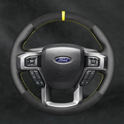Discover MewantX Custom Steering Wheel Cover For Ford F - 250 F250 2017 - 2022 Mewant delivers comfort, grip, style, protection and durable quality.