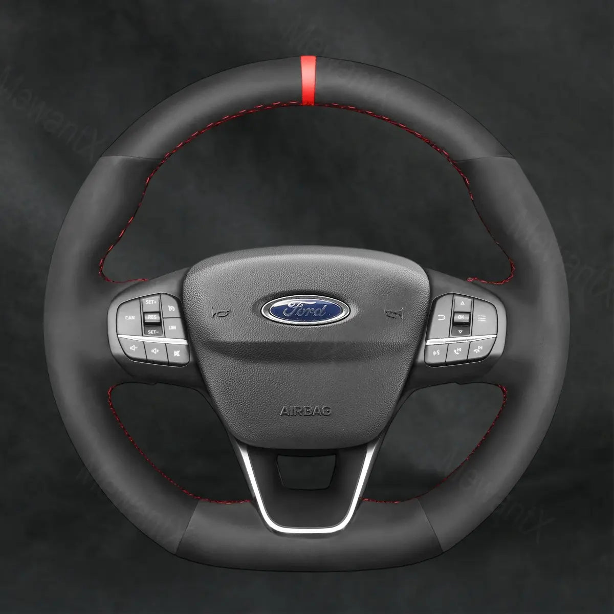 Discover MewantX Custom Steering Wheel Cover For Ford Focus MK4 ST - Line Focus ST 2018 - 2025 Mewant delivers comfort, grip, style, protection and durable quality.
