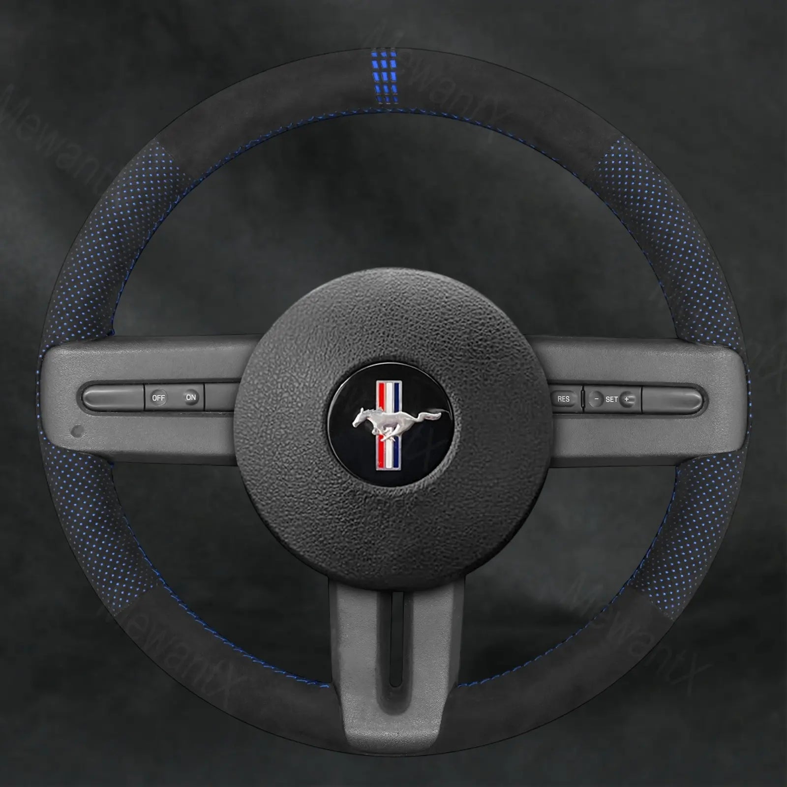 Discover MewantX Custom Steering Wheel Cover For Ford Mustang 2005 - 2012 Mewant delivers comfort, grip, style, protection and durable quality.