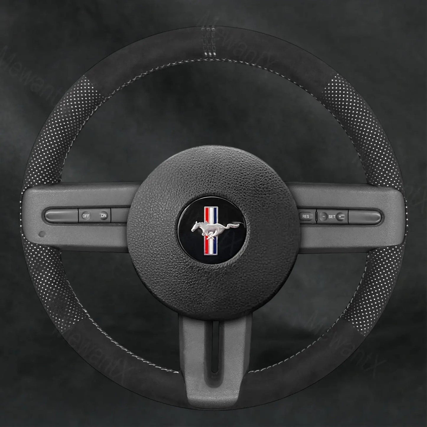 Discover MewantX Custom Steering Wheel Cover For Ford Mustang 2005 - 2012 Mewant delivers comfort, grip, style, protection and durable quality.