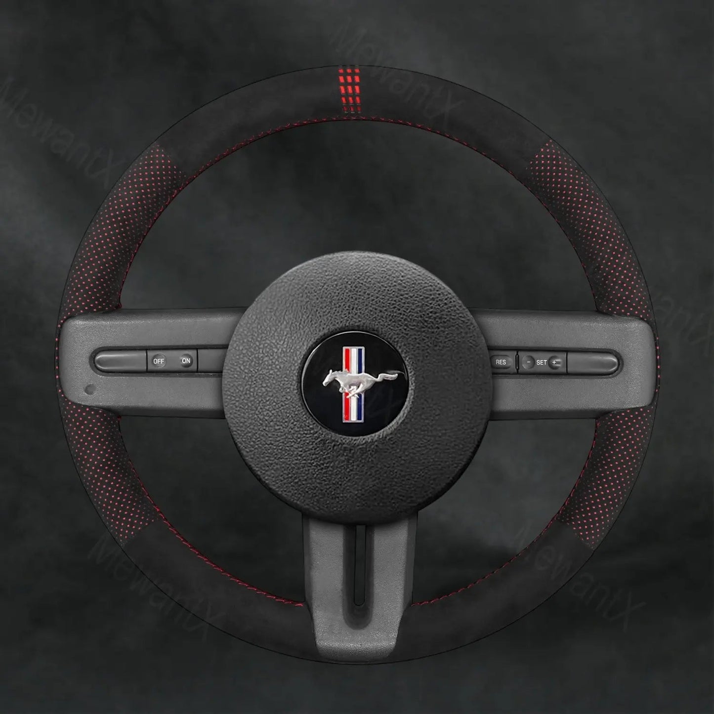 Discover MewantX Custom Steering Wheel Cover For Ford Mustang 2005 - 2012 Mewant delivers comfort, grip, style, protection and durable quality.