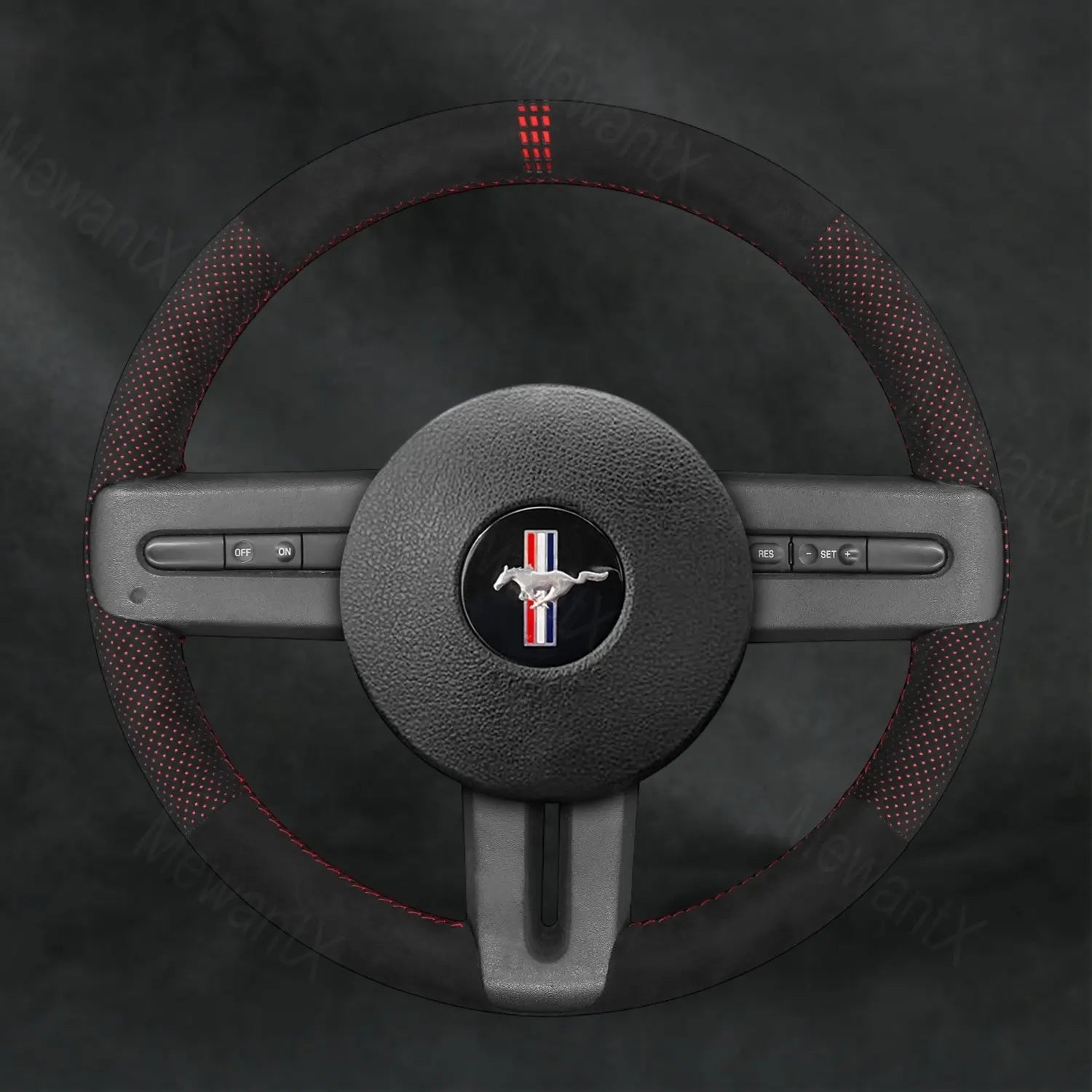 Discover MewantX Custom Steering Wheel Cover For Ford Mustang 2005 - 2012 Mewant delivers comfort, grip, style, protection and durable quality.