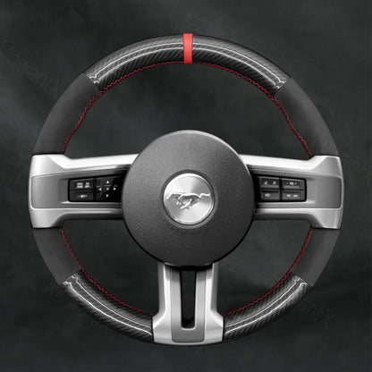Discover MewantX Custom Steering Wheel Cover For Ford Mustang 2009 - 2014 Mewant delivers comfort, grip, style, protection and durable quality.