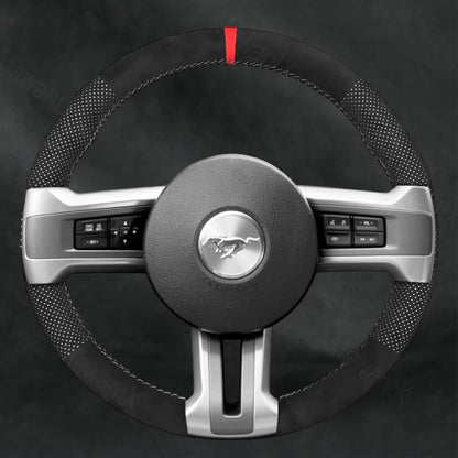 Discover MewantX Custom Steering Wheel Cover For Ford Mustang 2009 - 2014 Mewant delivers comfort, grip, style, protection and durable quality.