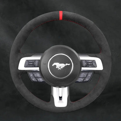 Discover MewantX Custom Steering Wheel Cover For Ford Mustang 2015 - 2025 Mewant delivers comfort, grip, style, protection and durable quality.
