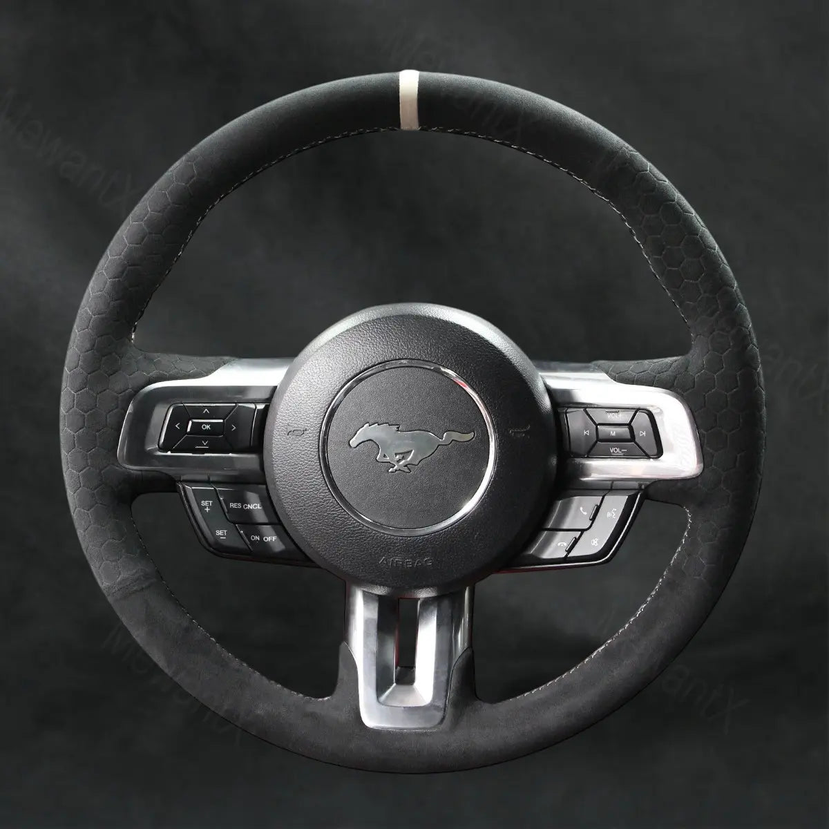 Discover MewantX Custom Steering Wheel Cover For Ford Mustang 2015 - 2025 Mewant delivers comfort, grip, style, protection and durable quality.