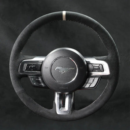 Discover MewantX Custom Steering Wheel Cover For Ford Mustang 2015 - 2025 Mewant delivers comfort, grip, style, protection and durable quality.