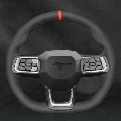 Discover MewantX Custom Steering Wheel Cover For Ford Mustang 2024 - 2025 Mewant delivers comfort, grip, style, protection and durable quality.