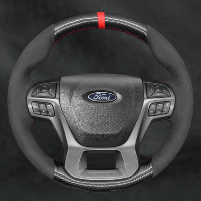 Discover MewantX Custom Steering Wheel Cover For Ford Ranger Raptor 2019 - 2023 Mewant delivers comfort, grip, style, protection and durable quality.