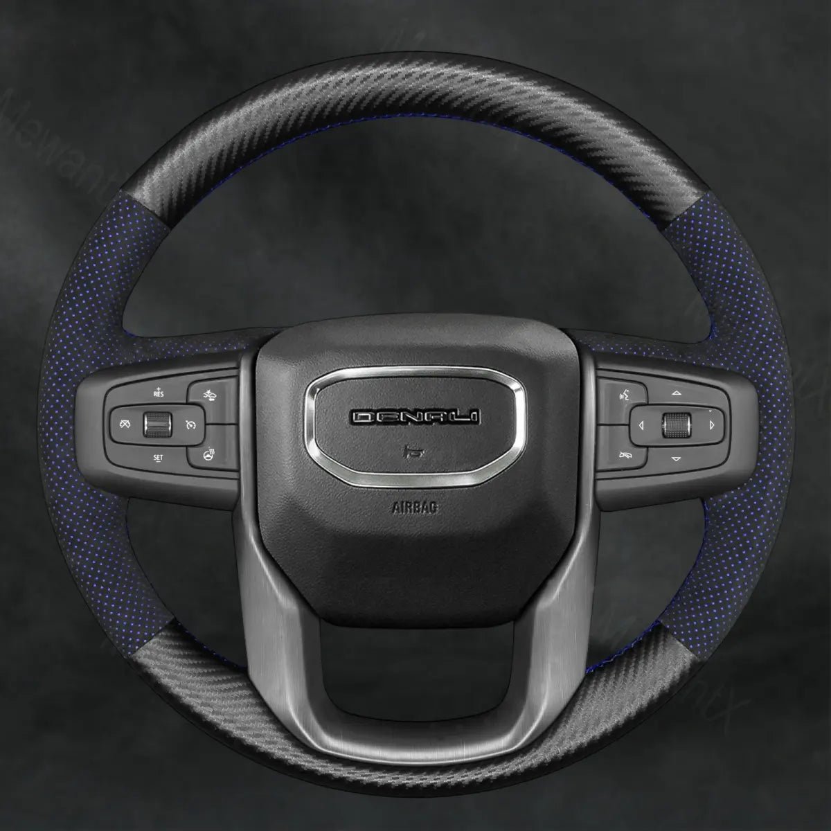 Discover MewantX Custom Steering Wheel Cover For GMC Sierra 1500 1500 Limited 2500 3500 2019 - 2025 Mewant delivers comfort, grip, style, protection and durable quality.