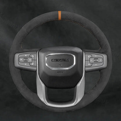 Discover MewantX Custom Steering Wheel Cover For GMC Yukon XL 2021 - 2025 Mewant delivers comfort, grip, style, protection and durable quality.
