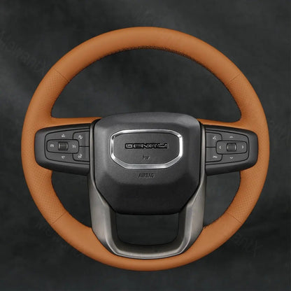Discover MewantX Custom Steering Wheel Cover For GMC Yukon XL 2021 - 2025 Mewant delivers comfort, grip, style, protection and durable quality.