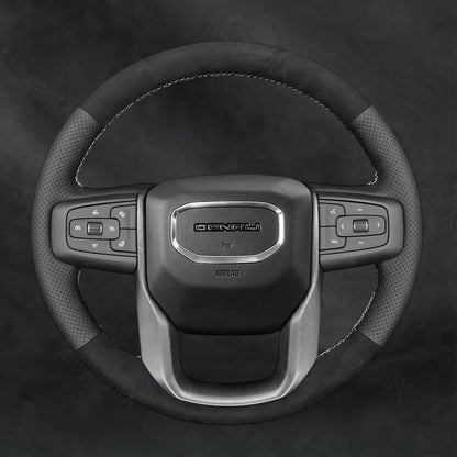 Discover MewantX Custom Steering Wheel Cover For GMC Yukon XL 2021 - 2025 Mewant delivers comfort, grip, style, protection and durable quality.