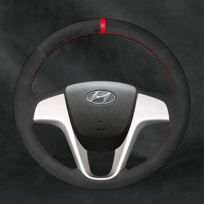 Discover MewantX Custom Steering Wheel Cover For Hyundai Accent 2011 - 2019 Mewant delivers comfort, grip, style, protection and durable quality.