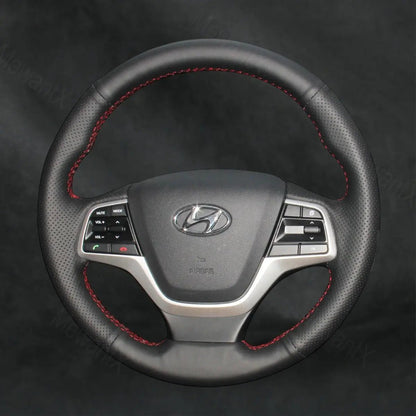 Discover MewantX Custom Steering Wheel Cover For Hyundai Accent 2018 - 2022 Mewant delivers comfort, grip, style, protection and durable quality.