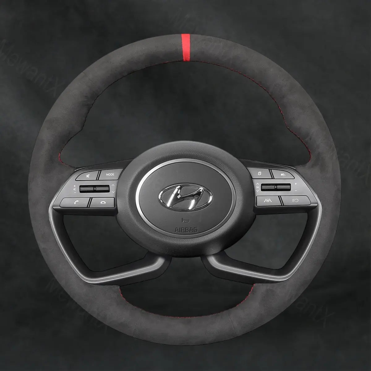 Discover MewantX Custom Steering Wheel Cover For Hyundai i20 III 2020 - 2025 Mewant delivers comfort, grip, style, protection and durable quality.