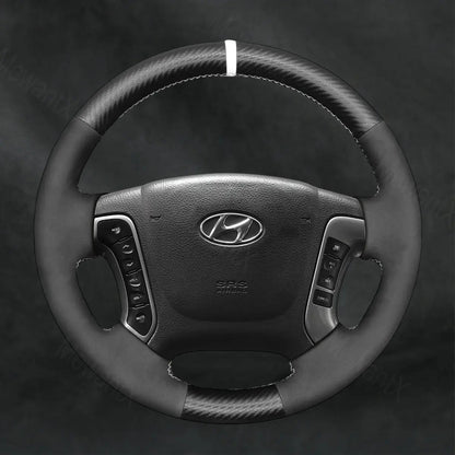 Discover MewantX Custom Steering Wheel Cover For Hyundai Santa Fe 2006 - 2012 Mewant delivers comfort, grip, style, protection and durable quality.