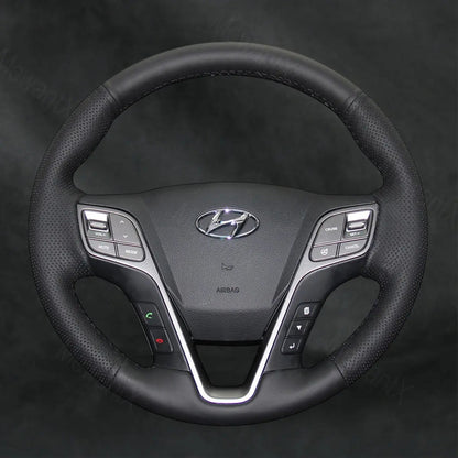 Discover MewantX Custom Steering Wheel Cover For Hyundai Santa Fe Sport 2012 - 2018 Mewant delivers comfort, grip, style, protection and durable quality.