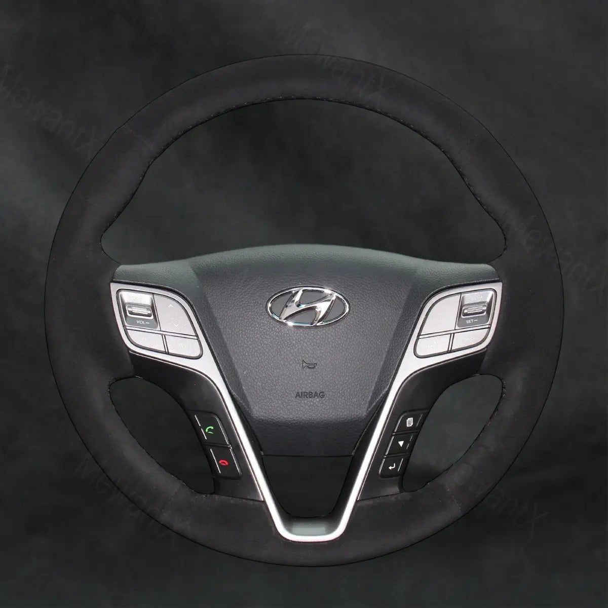 Discover MewantX Custom Steering Wheel Cover For Hyundai Santa Fe Sport 2012 - 2018 Mewant delivers comfort, grip, style, protection and durable quality.