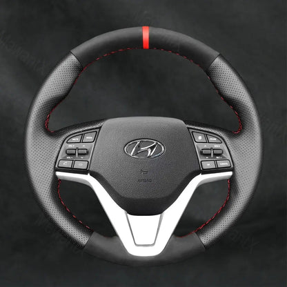 Discover MewantX Custom Steering Wheel Cover For Hyundai Tucson III 2015 - 2021 Mewant delivers comfort, grip, style, protection and durable quality.
