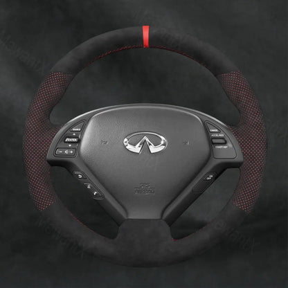 Discover MewantX Custom Steering Wheel Cover For Infiniti G G25 G35 G37 Q60 2017 - 2015 Mewant delivers comfort, grip, style, protection and durable quality.