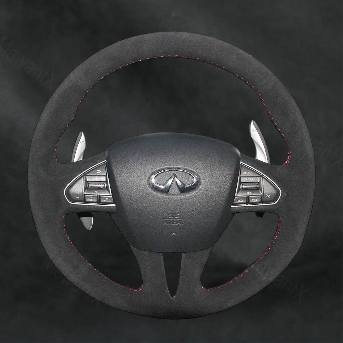 Discover MewantX Custom Steering Wheel Cover For Infiniti Q50 2014 - 2018 Mewant delivers comfort, grip, style, protection and durable quality.
