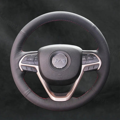 Discover MewantX Custom Steering Wheel Cover For Jeep Cherokee VKL 2014 - 2023 Mewant delivers comfort, grip, style, protection and durable quality.