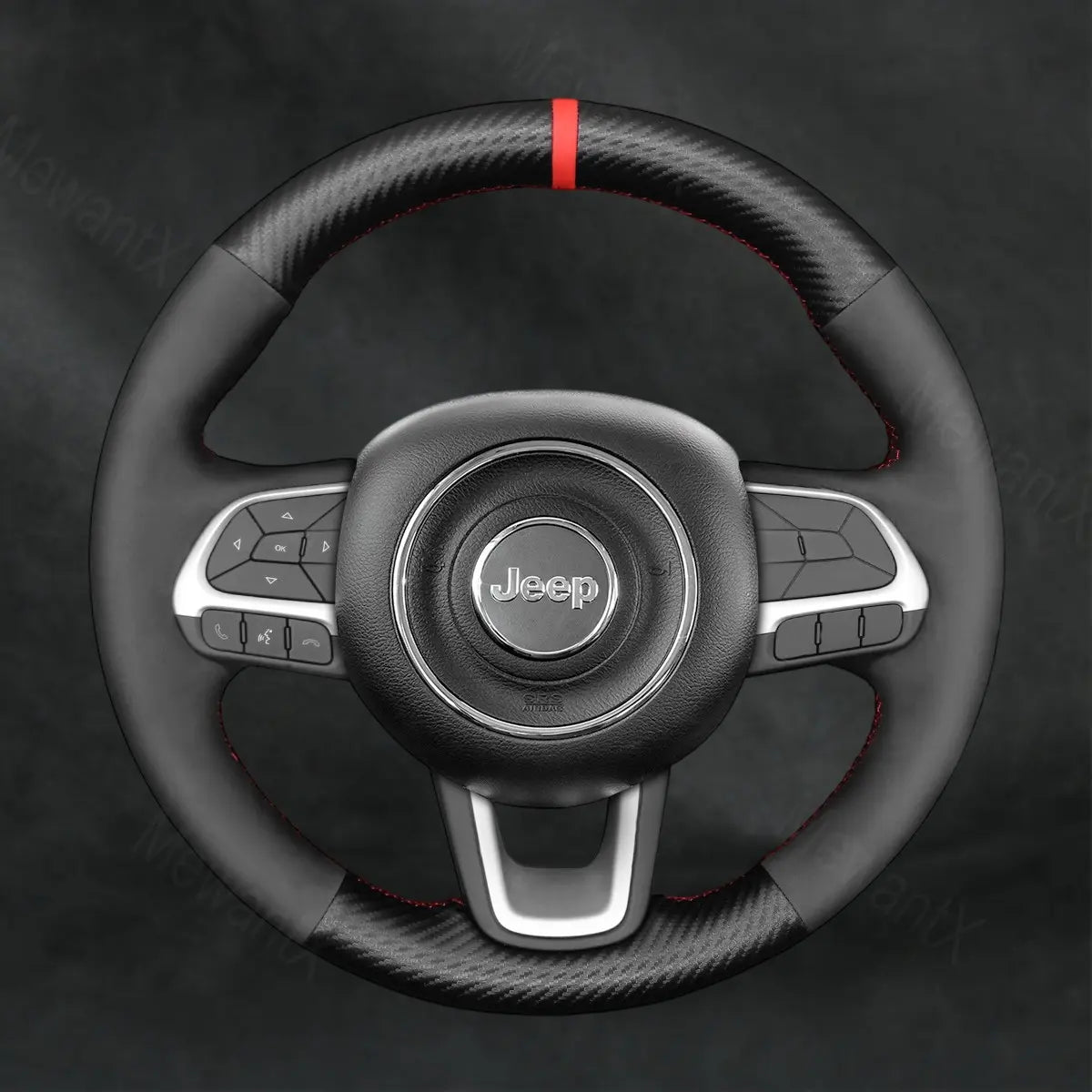 Discover MewantX Custom Steering Wheel Cover For Jeep Compass IIMP 2017 - 2021 Mewant delivers comfort, grip, style, protection and durable quality.
