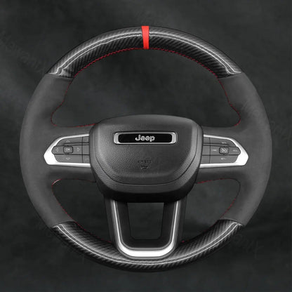 Discover MewantX Custom Steering Wheel Cover For Jeep Compass IIMP 2021 - 2025 Mewant delivers comfort, grip, style, protection and durable quality.