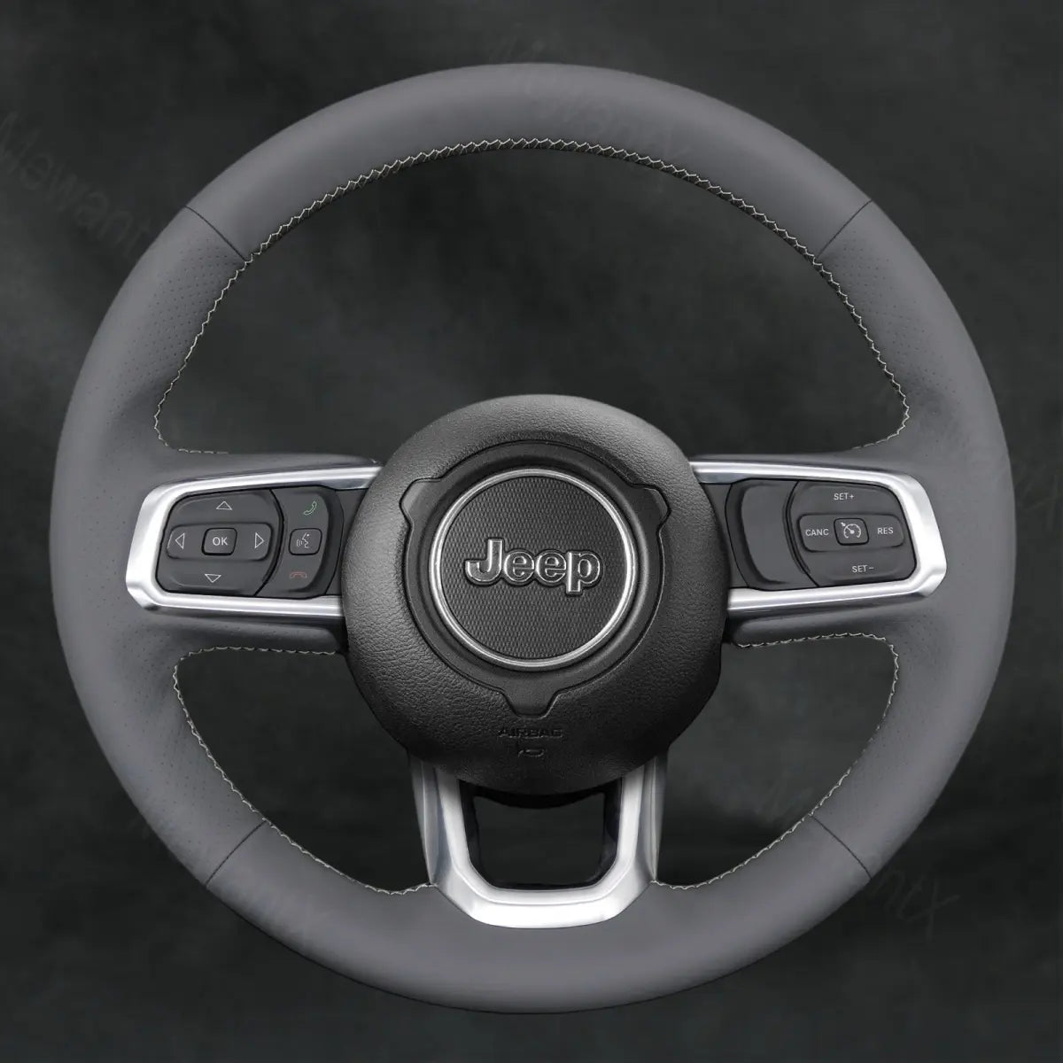 Discover MewantX Custom Steering Wheel Cover For Jeep Gladiator JT 2020 - 2025 Mewant delivers comfort, grip, style, protection and durable quality.