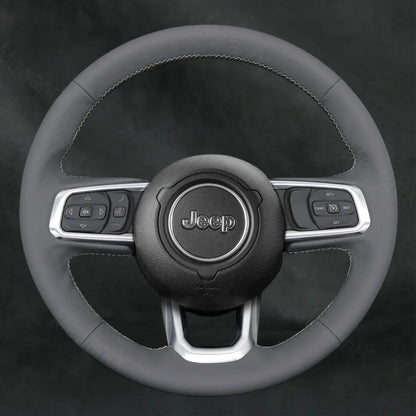 Discover MewantX Custom Steering Wheel Cover For Jeep Gladiator JT 2020 - 2025 Mewant delivers comfort, grip, style, protection and durable quality.