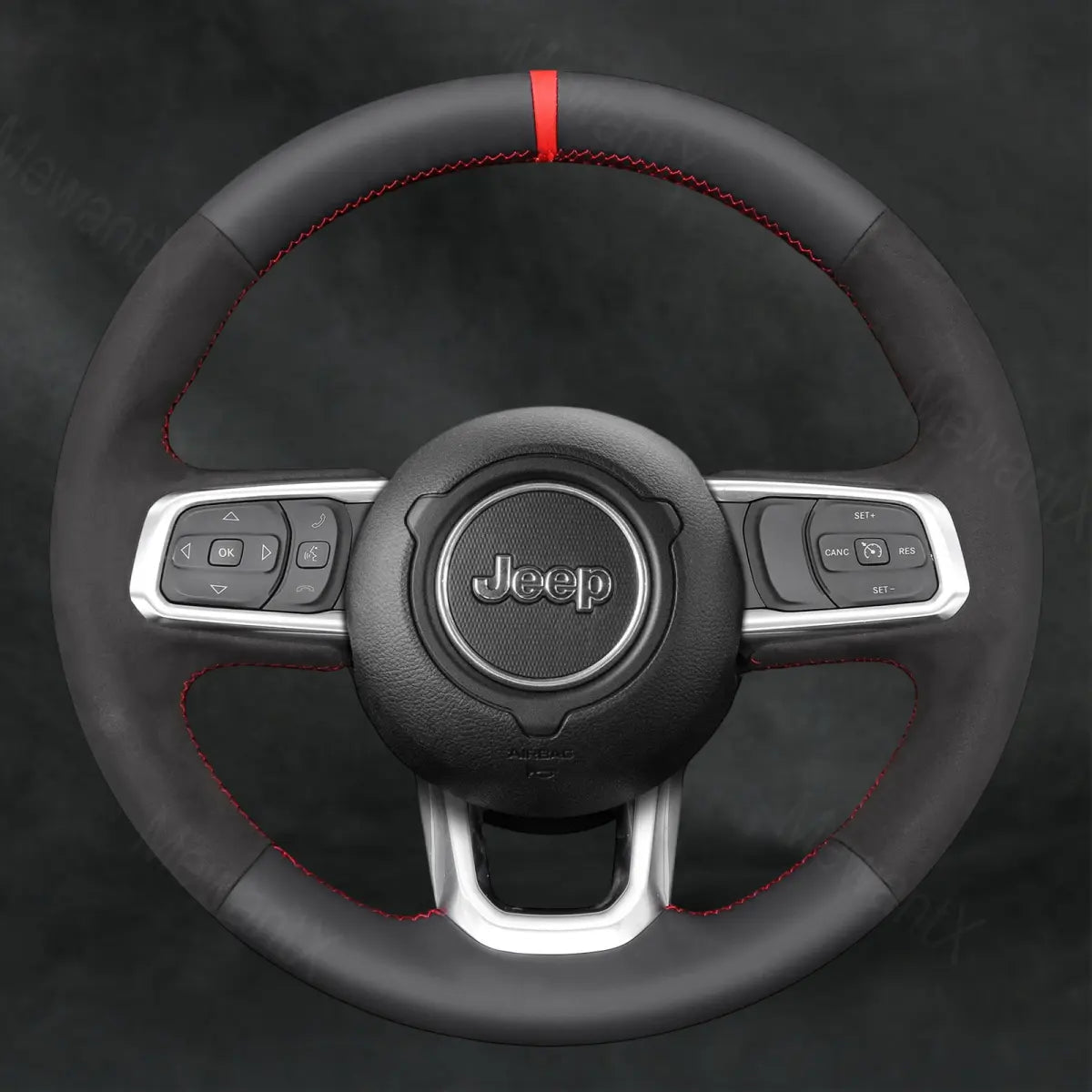 Discover MewantX Custom Steering Wheel Cover For Jeep Gladiator JT 2020 - 2025 Mewant delivers comfort, grip, style, protection and durable quality.