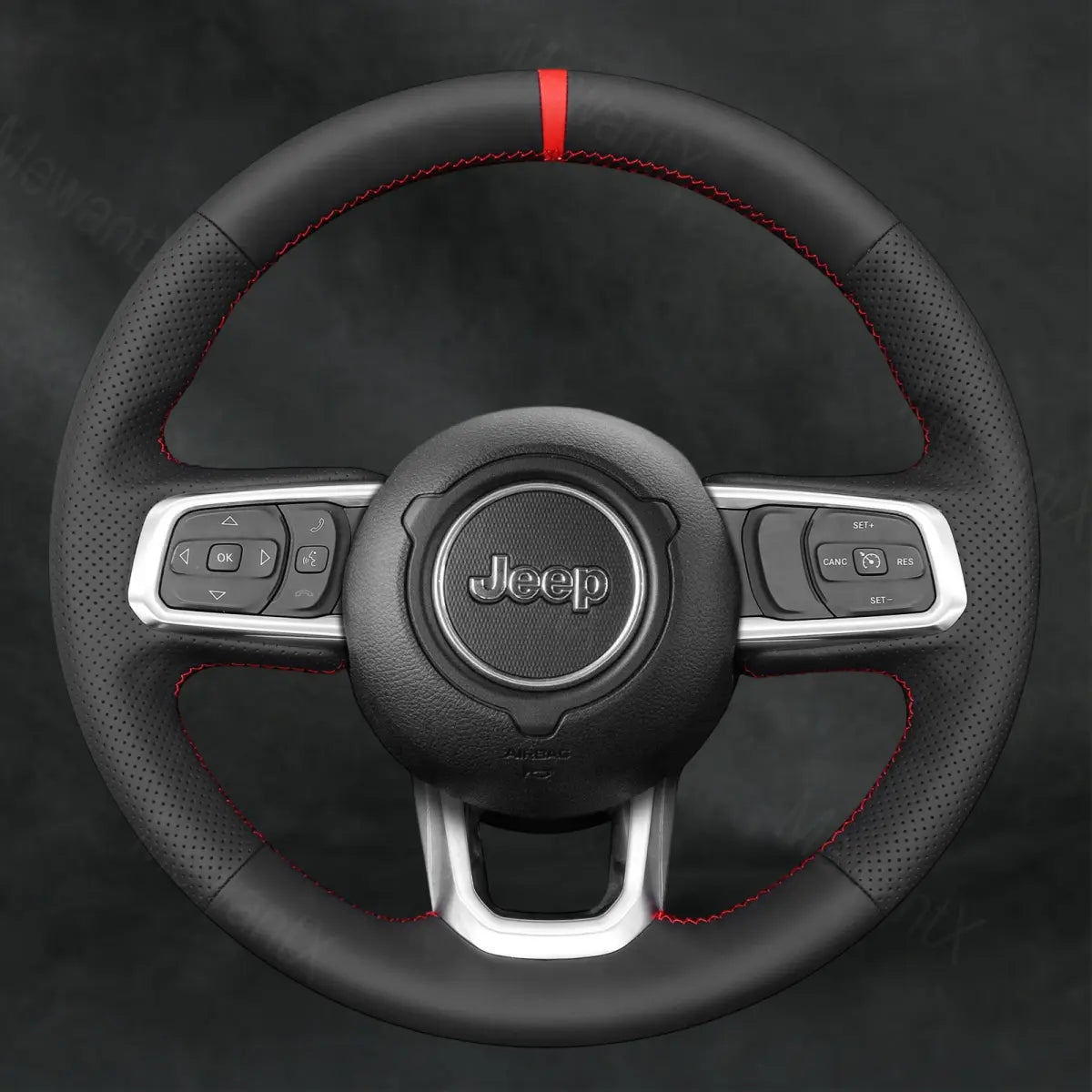 Discover MewantX Custom Steering Wheel Cover For Jeep Gladiator JT 2020 - 2025 Mewant delivers comfort, grip, style, protection and durable quality.