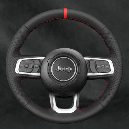 Discover MewantX Custom Steering Wheel Cover For Jeep Gladiator JT 2020 - 2025 Mewant delivers comfort, grip, style, protection and durable quality.