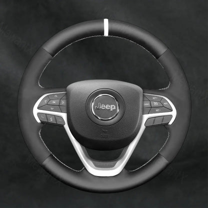 Discover MewantX Custom Steering Wheel Cover For Jeep Grand Cherokee IVWK2 2013 - 2021 Mewant delivers comfort, grip, style, protection and durable quality.