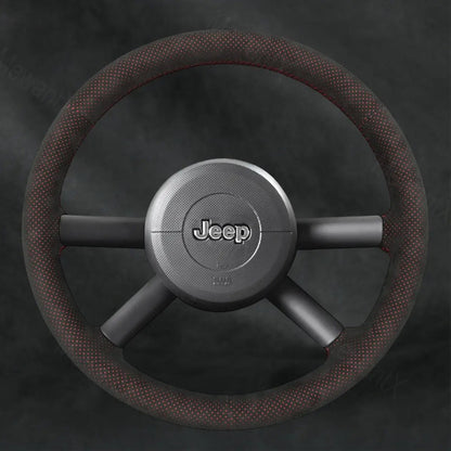 Discover MewantX Custom Steering Wheel Cover For Jeep Wrangler JK 2007 - 2011 Mewant delivers comfort, grip, style, protection and durable quality.