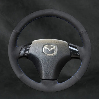 Discover MewantX Custom Steering Wheel Cover For Mazda 2 2002 - 2007 Mewant delivers comfort, grip, style, protection and durable quality.
