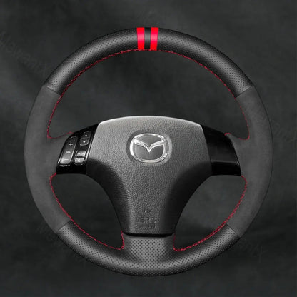Discover MewantX Custom Steering Wheel Cover For Mazda 2 2002 - 2007 Mewant delivers comfort, grip, style, protection and durable quality.