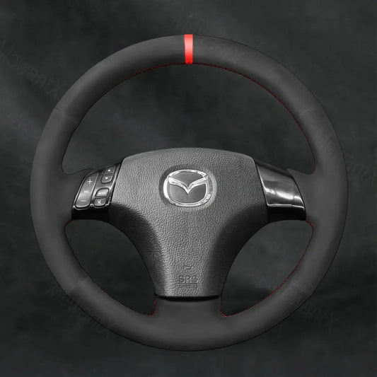 Discover MewantX Custom Steering Wheel Cover For Mazda 5 2004 - 2010 Mewant delivers comfort, grip, style, protection and durable quality.