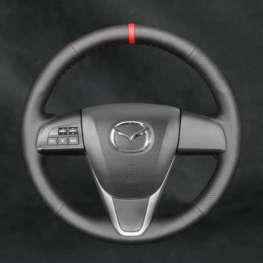 Discover MewantX Custom Steering Wheel Cover For Mazda 5 2011 - 2014 Mewant delivers comfort, grip, style, protection and durable quality.