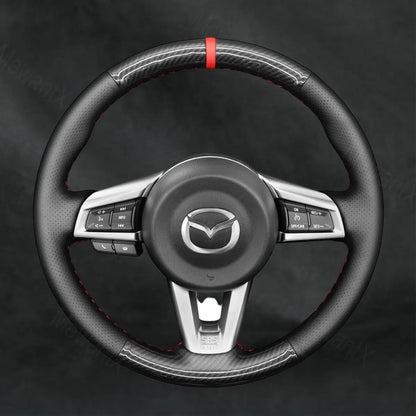 Discover MewantX Custom Steering Wheel Cover For Mazda MX - 5 MX5 2016 - 2023 Mewant delivers comfort, grip, style, protection and durable quality.