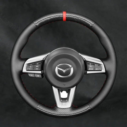 Discover MewantX Custom Steering Wheel Cover For Mazda MX - 5 MX5 2016 - 2023 Mewant delivers comfort, grip, style, protection and durable quality.